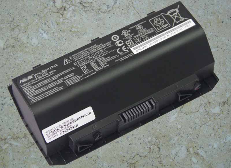 foretrækkes ventilator Hick Asus ROG G750 15V/5900mAh Replacement Laptop Battery