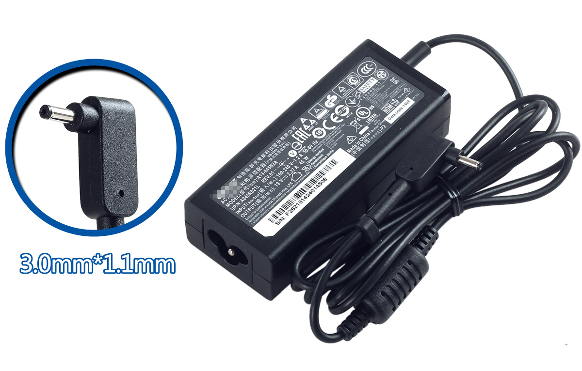KP.04501.001 19V 2.37A 3.0x1.0mm Replacement AC Adapter